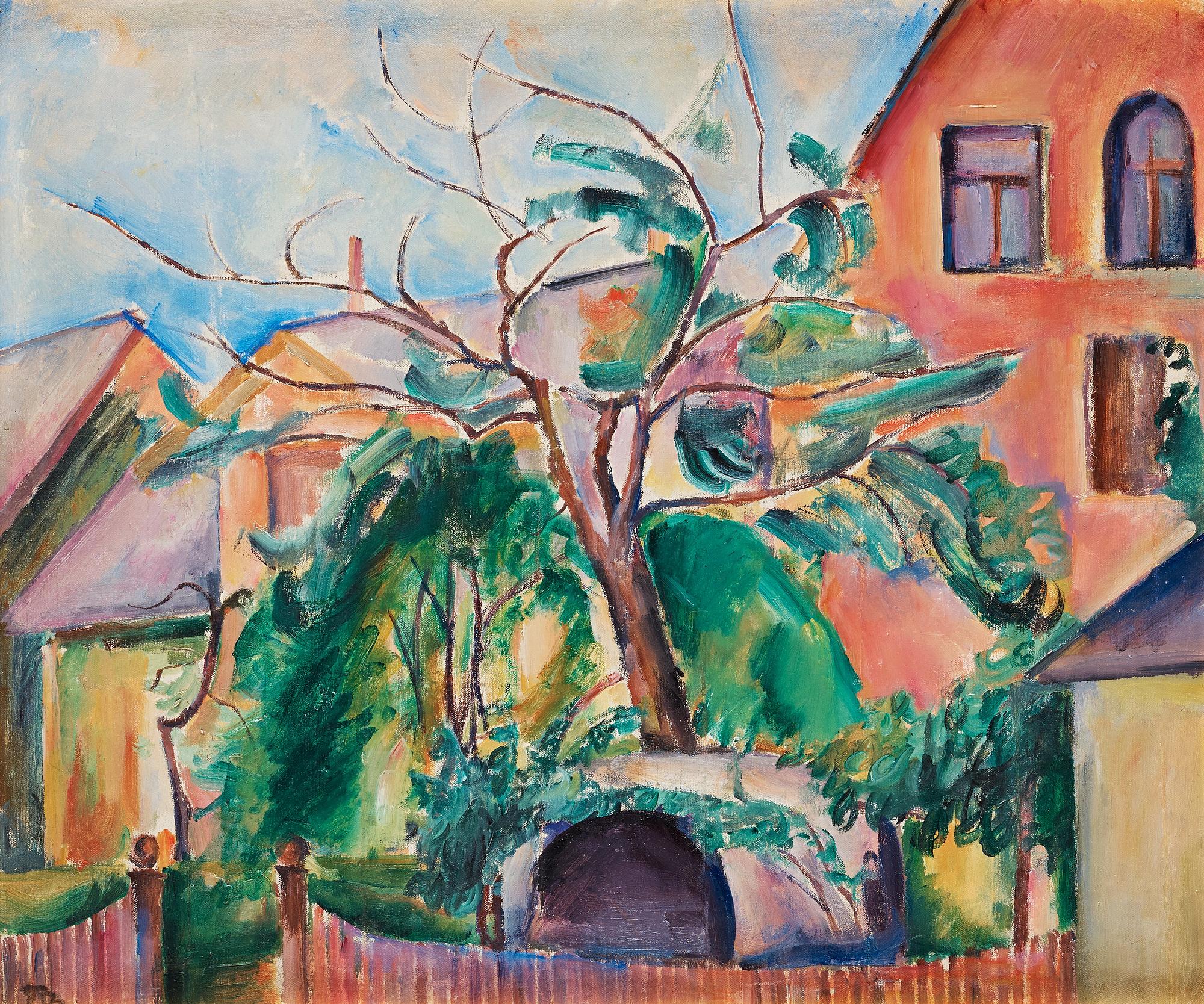 Tor Bjurström, Motiv från Bredgade 66, Köpenhamn.