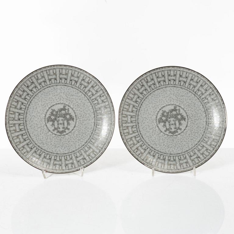 Hermès, plates, 4 pcs, "Mosaic in 24".