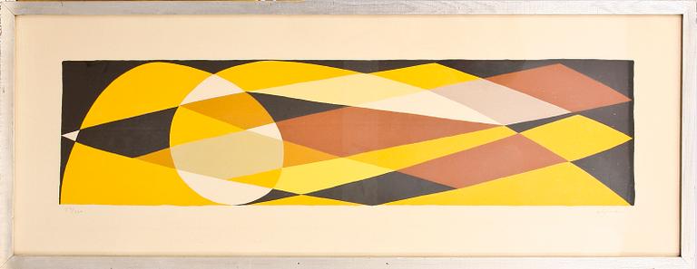 PIERRE OLOFSSON, färglitografi, sign och numr 57/260.