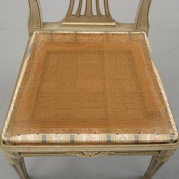 STOLAR, 8 st, Gustaviansk stil, 1900-talets första hälft.