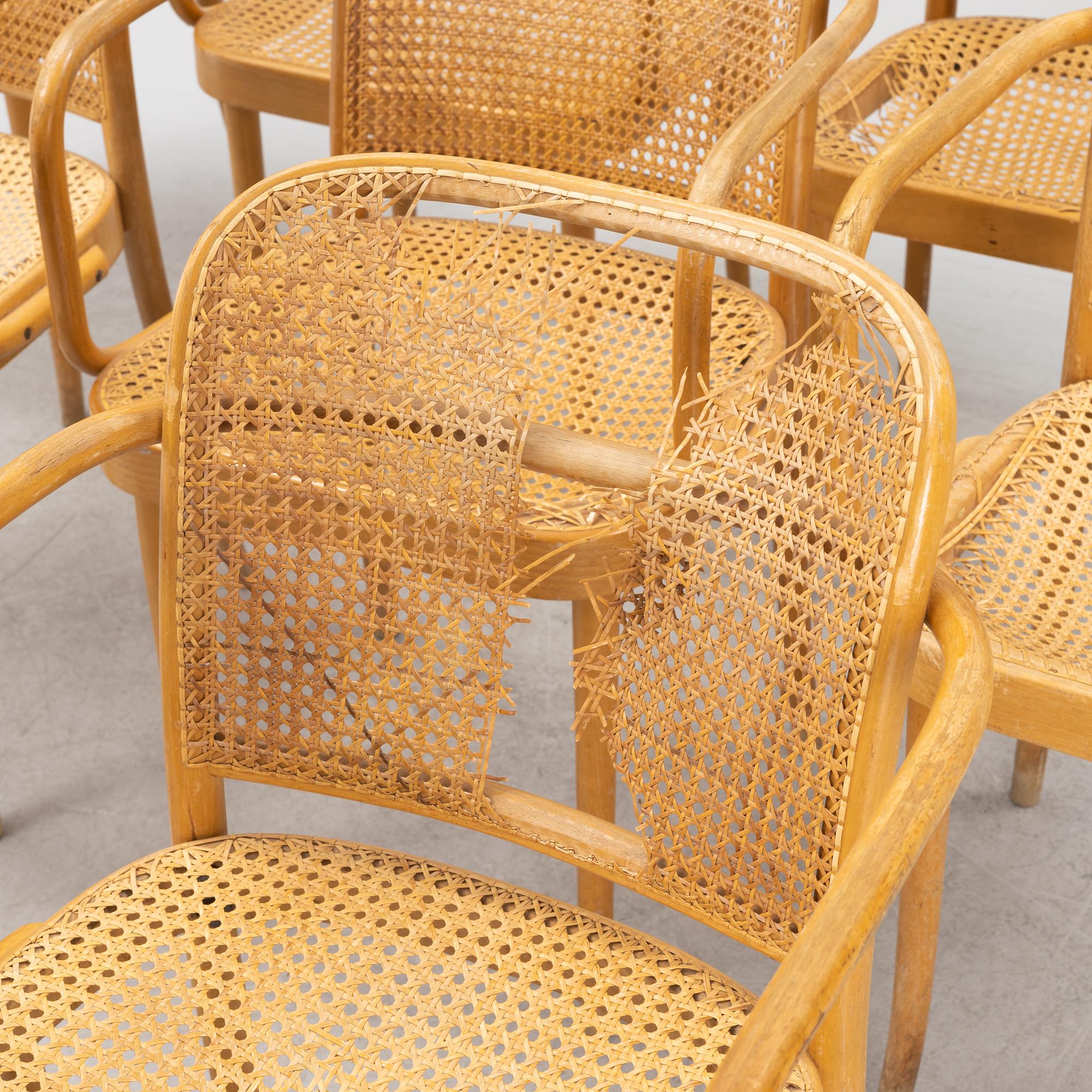 Josef Hoffman, tillskriven. Stolar, 9 st, 1900-talets mitt.