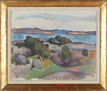 ÅKE WINNBERG, olja på duk, signerad.