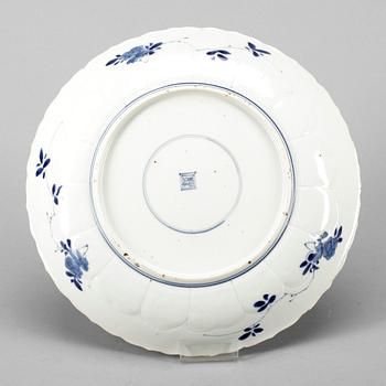 TALLRIK, porslin, Qing dynastin, Kangxi (1662-1722).