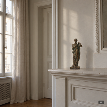 Antiquity-inspired woman.