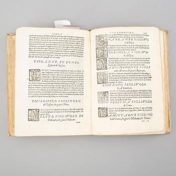 BOK, Boccaccio’s Genealogy of the Pagan Gods, 1547.