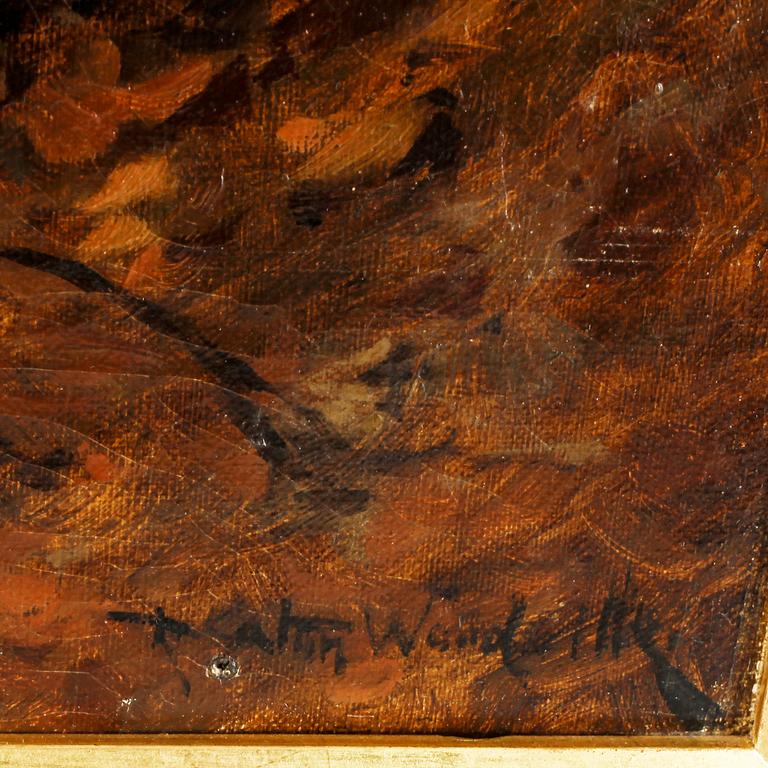 RICHARD CATON WOODVILLE, olja på duk, signerad.