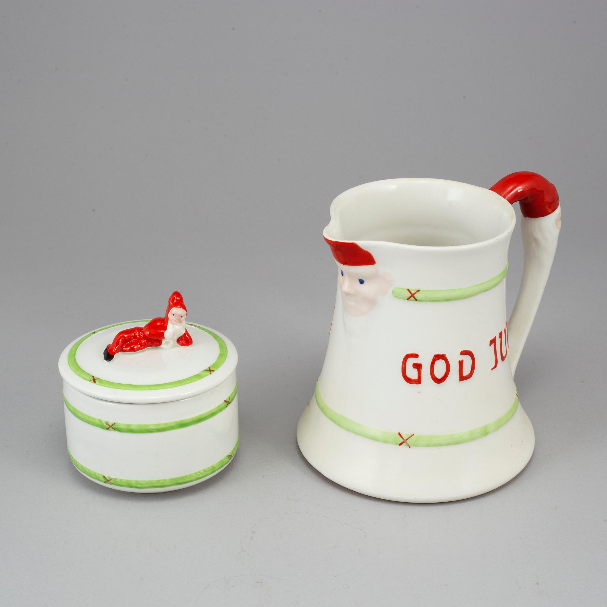 JULSERVIS, 42 delar, porslin, "God Jul", Gustavsberg.