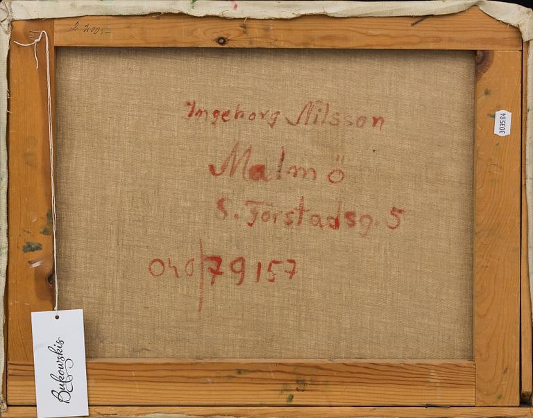 INGEBORG NILSSON, olja på duk signerad och daterad 81.