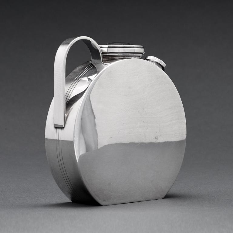 Sylvia Stave, cocktailshaker (barblandare), modell nr 3547, C.G Hallberg, Stockholm 1930-talets mitt.