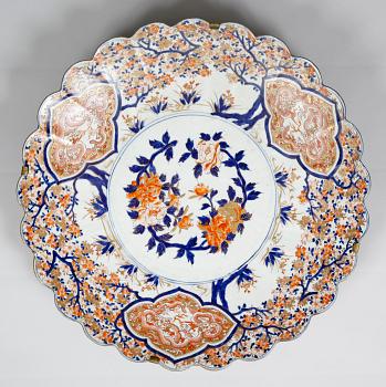 PRAKTFAT, porslin, Imari, Japan, 1800-/1900-tal.