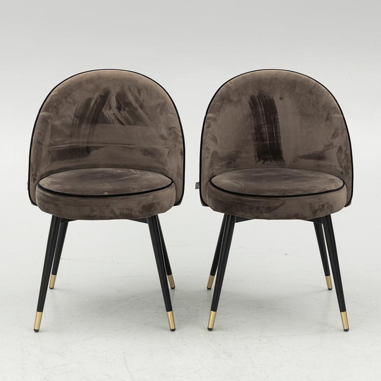 Six 'Cooper' chairs, Eichholtz, contemporary.