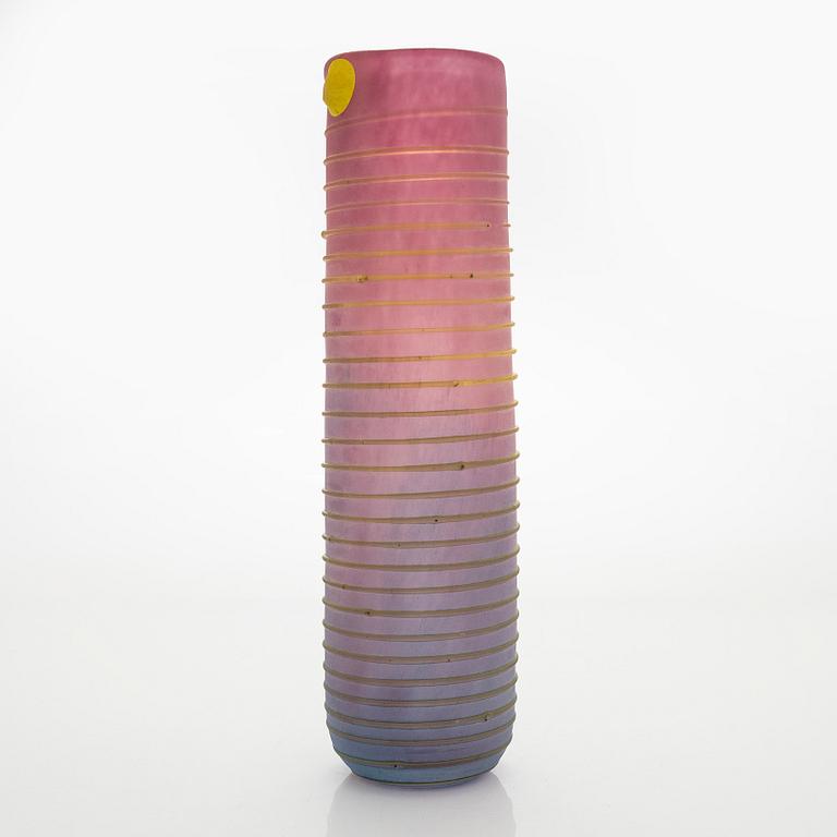 Tiina Nordström, an art glass signed Tiina Nordström, Nuutajärvi 1994.