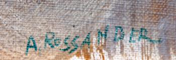 ARMAND ROSSANDER, olja på duk, sign.