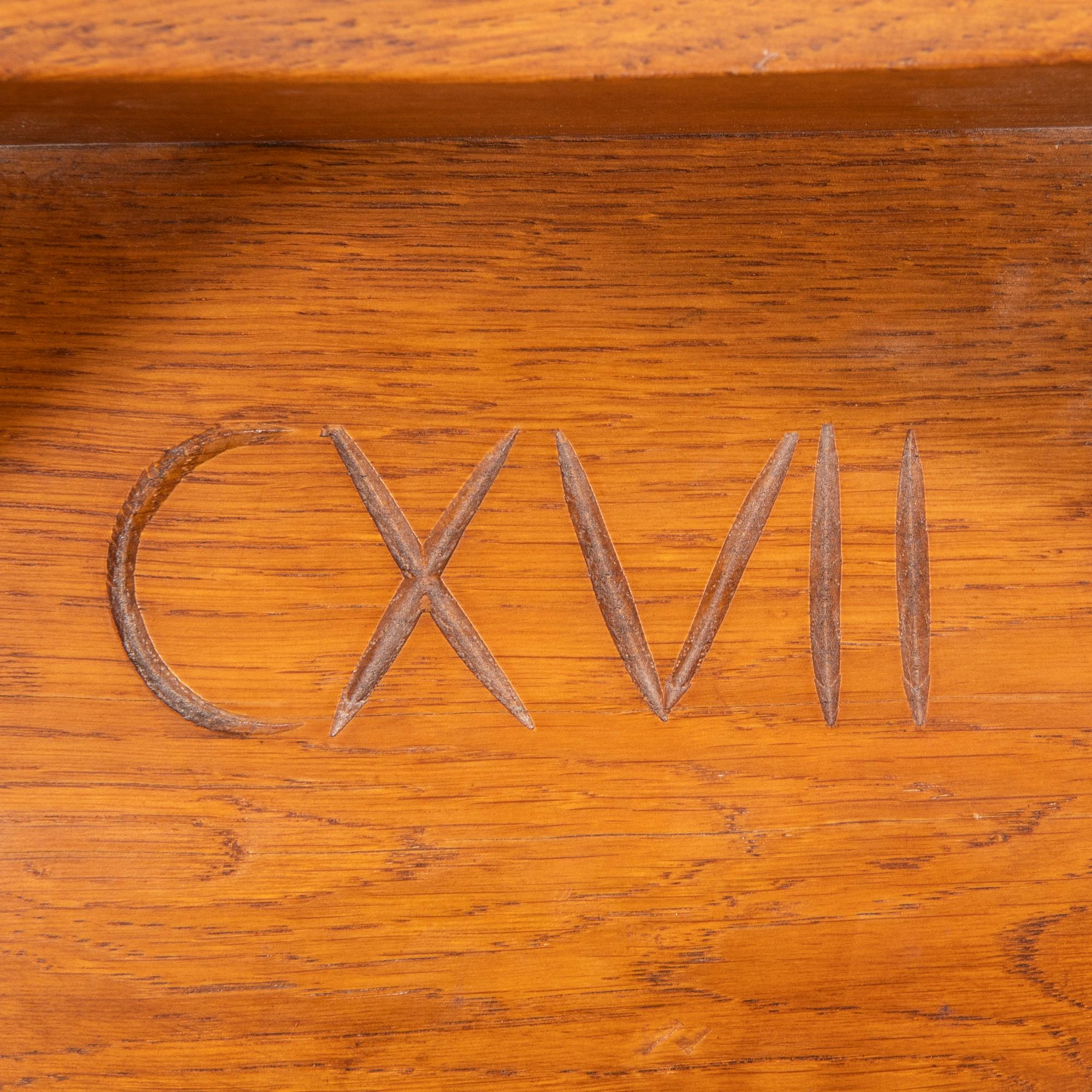 Antoni Gaudí, "Batlló" chair numbered CXVII.