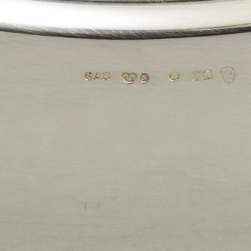 A set of 22 Swedish silver plates, mark of GAB, Stockholm 1937-1960.