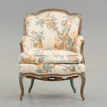 A Rococo 18th century bergere.