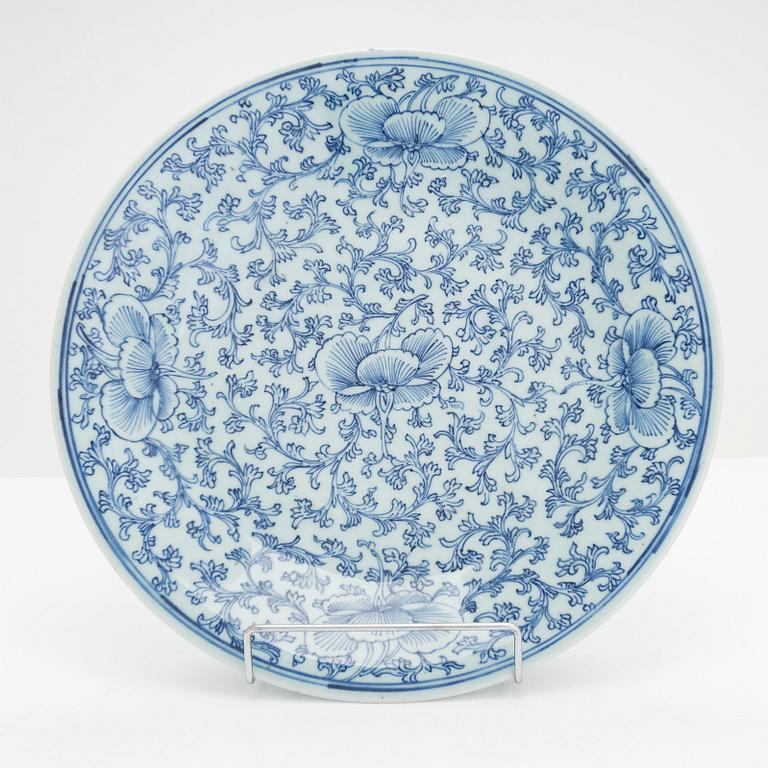 A pair of early 20th-century Chinese  porcelain dishes.