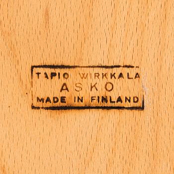 TAPIO WIRKKALA, SOHVAPÖYTÄ. Polttoleimattu Tapio Wirkkala, Asko, Made in Finland. 1960-luku.