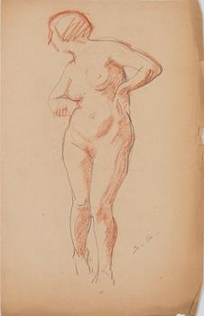 Santeri Salokivi, Nude Studies of Women, 5 pcs.
