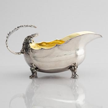 A Swedish 18th century silver cream-jug, mark of Pehr Zethelius, Stockholm 1771.