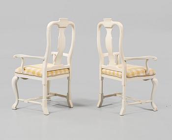 KARMSTOLAR, senbarockstil, 1900-talets andra hälft.