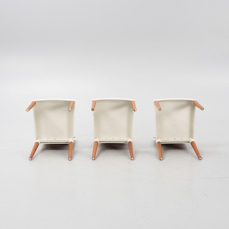 Philippe Starck, a set of six 'Miss Trip' chairs, Kartell, Italy.