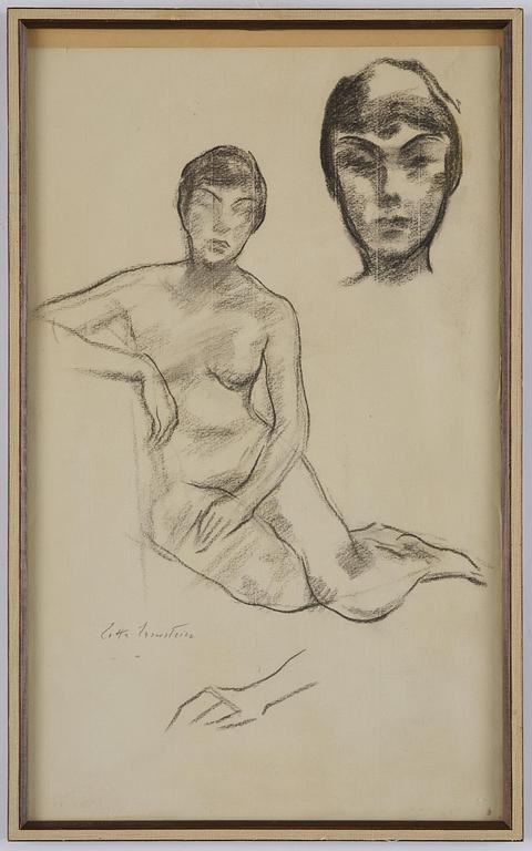 Lotte Laserstein, Study for a nude.