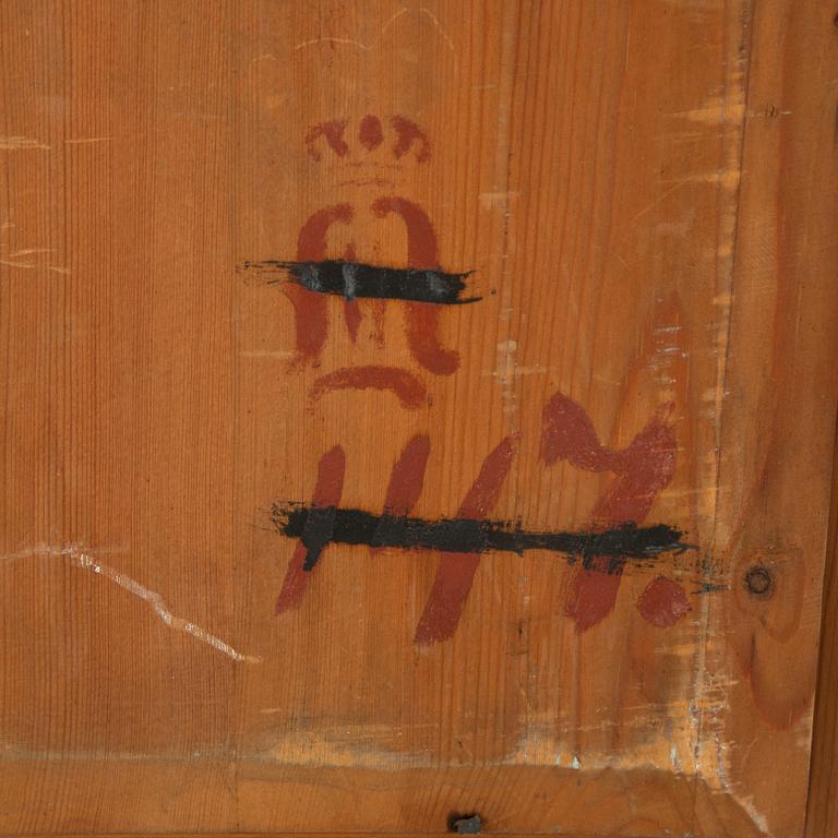 Kunglig spegel, 1800-talets första hälft, Empire.