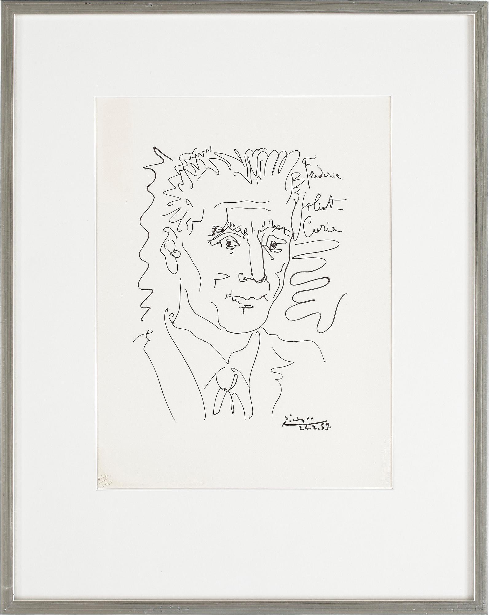 PABLO PICASSO, efter, färglitografier, 4 st, numrerade 937/1000.