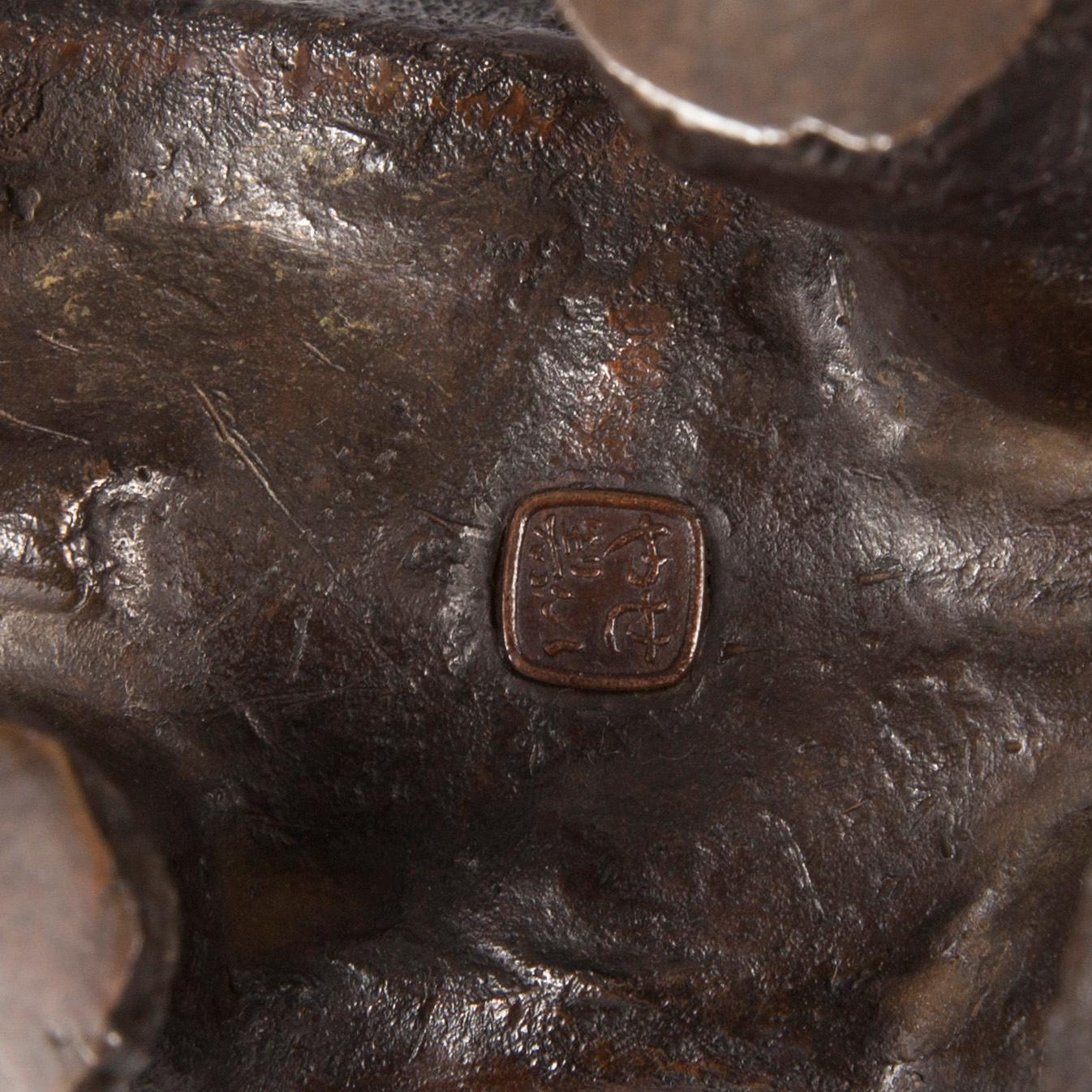 ELEFANT, brons, Japan ca 1900.