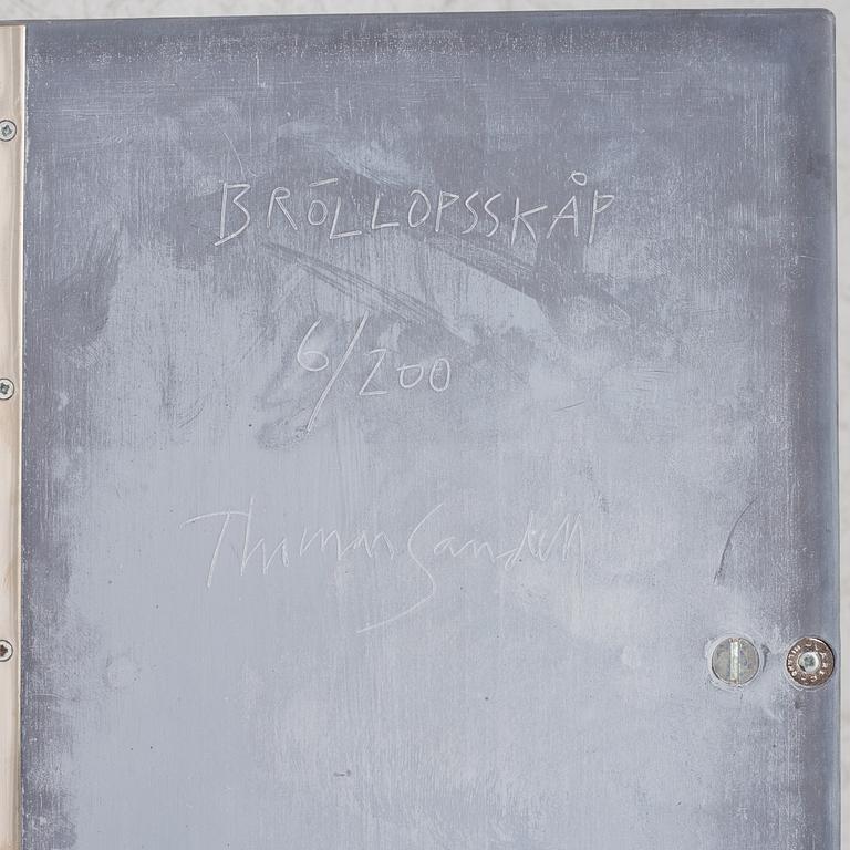 Thomas Sandell, Wall cabinet, “Wedding Cabinet”, ed. 6/200, Stockholm, 1990.