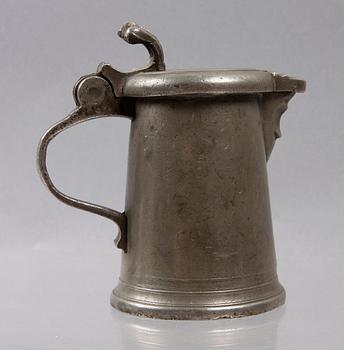 STOP, tenn, Carl Saur, (verksam 1737-1779)Stockholm. Locket märkt 1746.