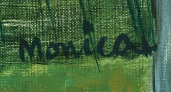 MONICA BASTIDE, olja på duk, signerad.