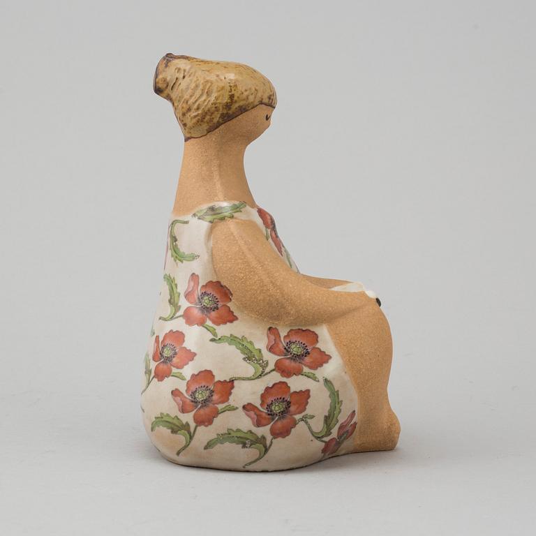 LISA LARSON, a 'Charlotta' stoneware figurine from ABC-flickorna, Gustavberg.