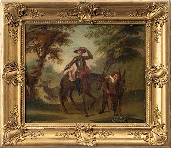 Unknown artist, 18th century, Sancho Panza and Don Quixote.