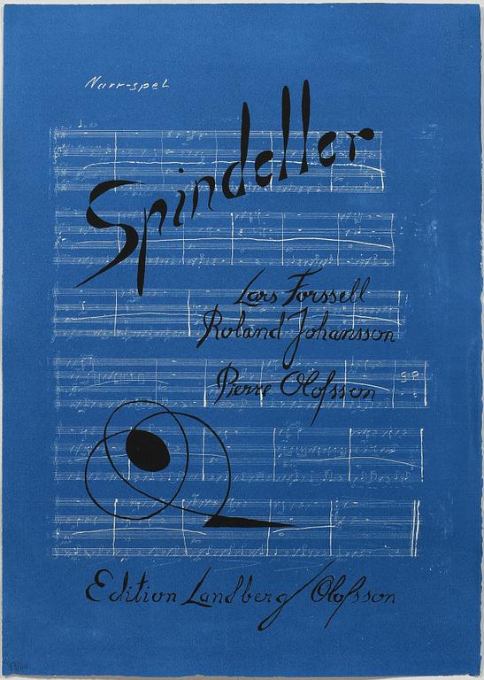 PIERRE OLOFSSON,  seriegrafier, 5 st. Sign o numr 47/60.