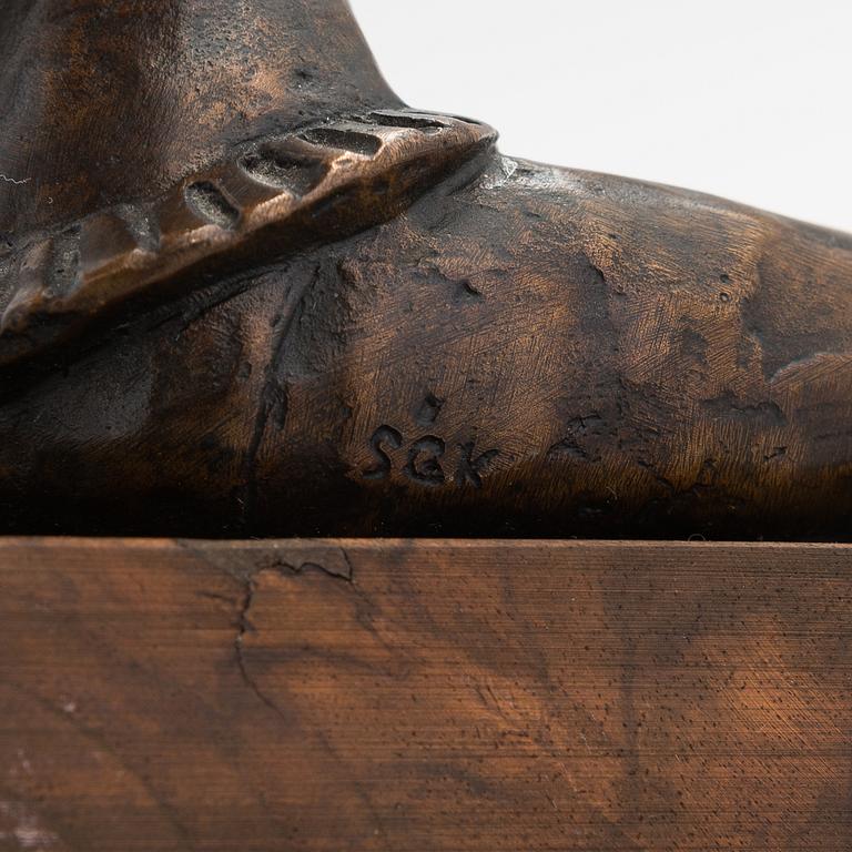 Sterett-Gittings Kelsey, a bronze sculpture, monogramsigned.