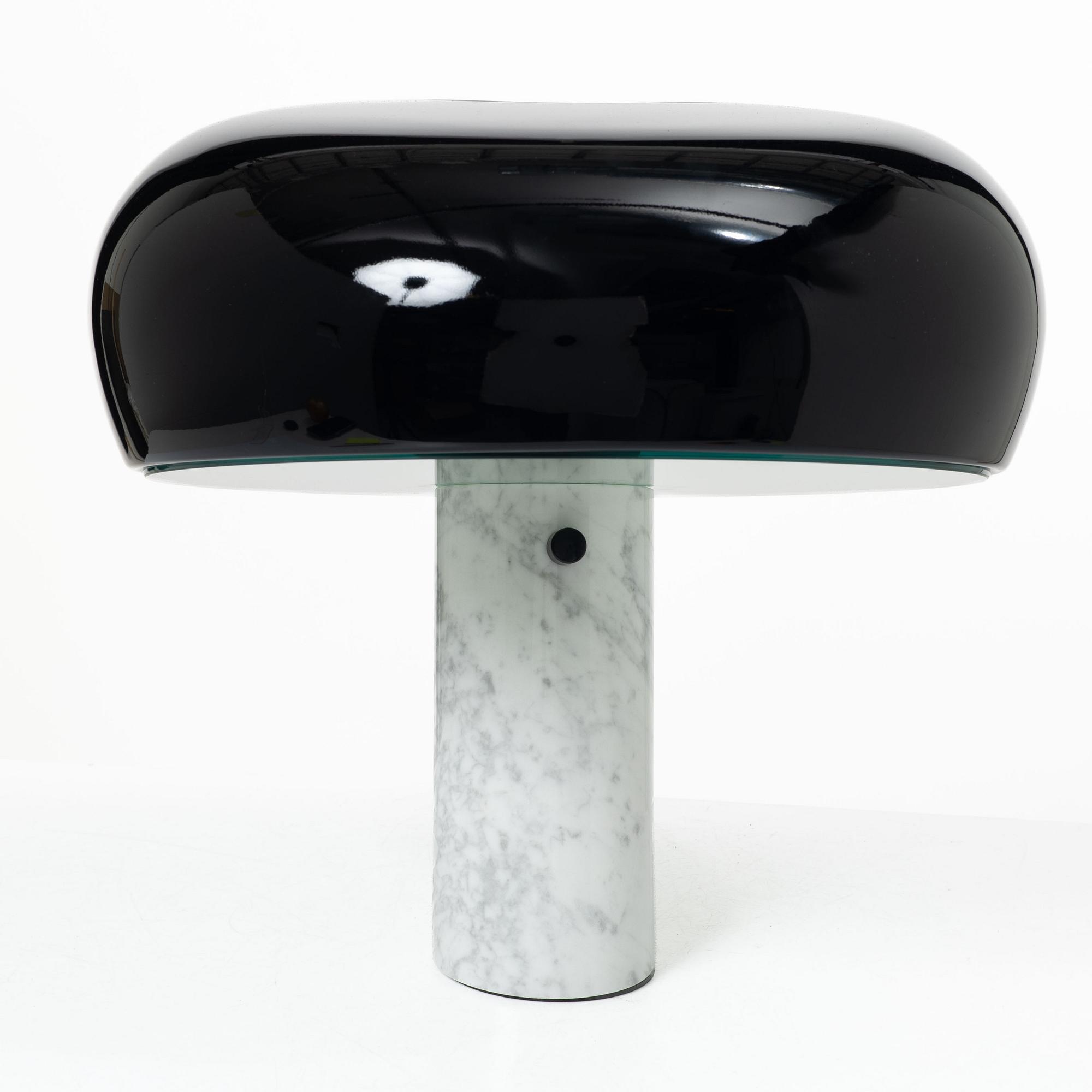 Achille & Pier Giacomo Castiglioni, A 'Snoopy' table lamp, Flos, Italy, 2000s.
