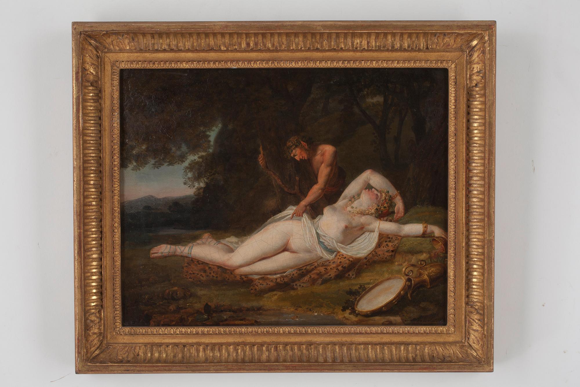 Nicolas De Courteille, Nymf med satyr.