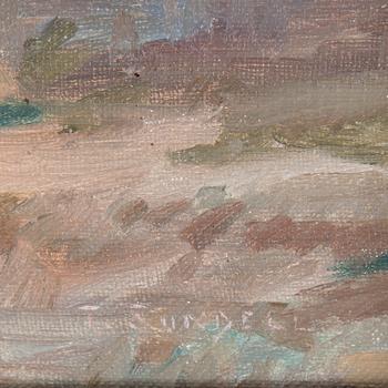 THURE SUNDELL, Oil on canvas, signed.