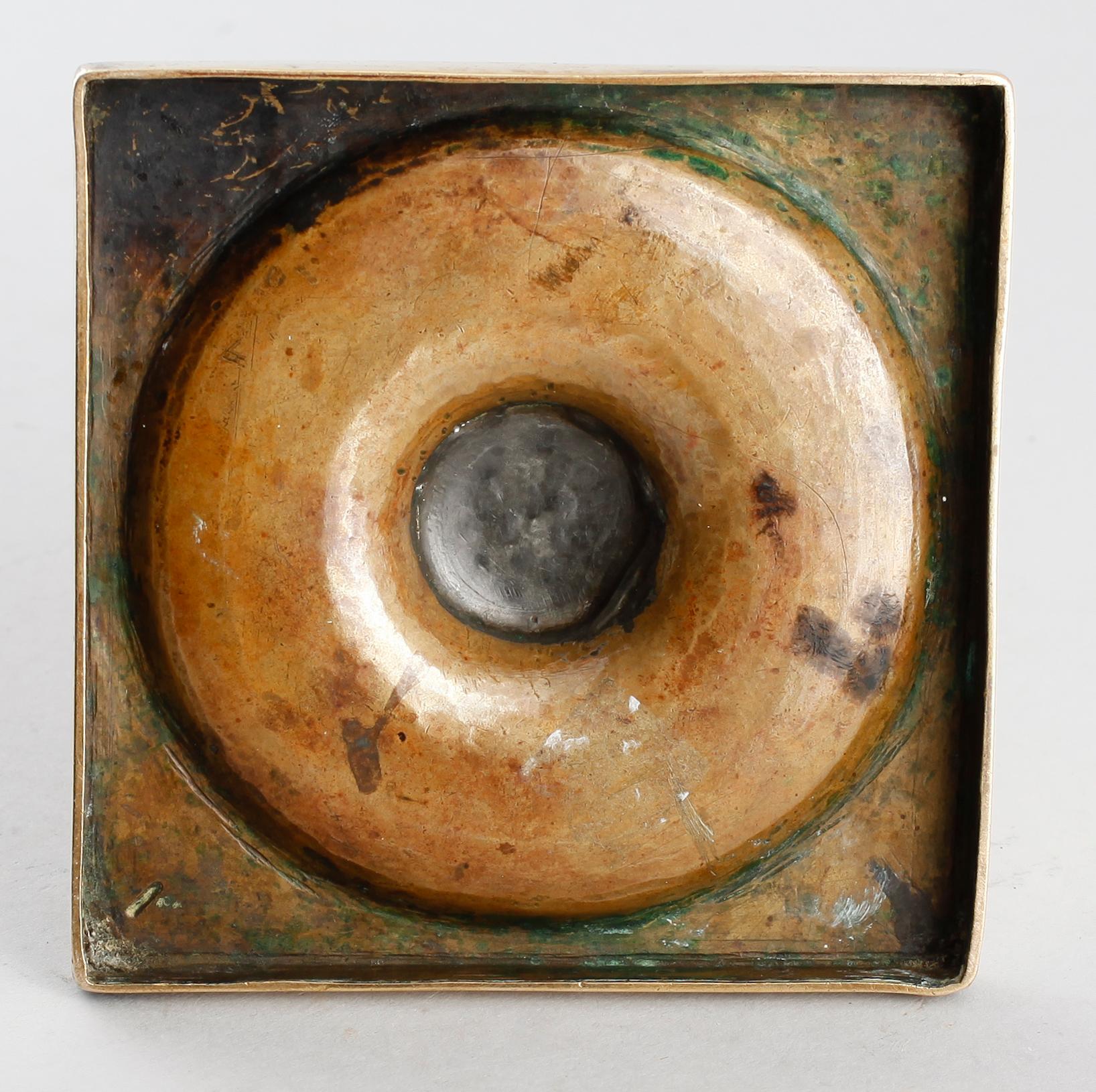 LJUSSTAKE, brons, 1600-/1700-tal.