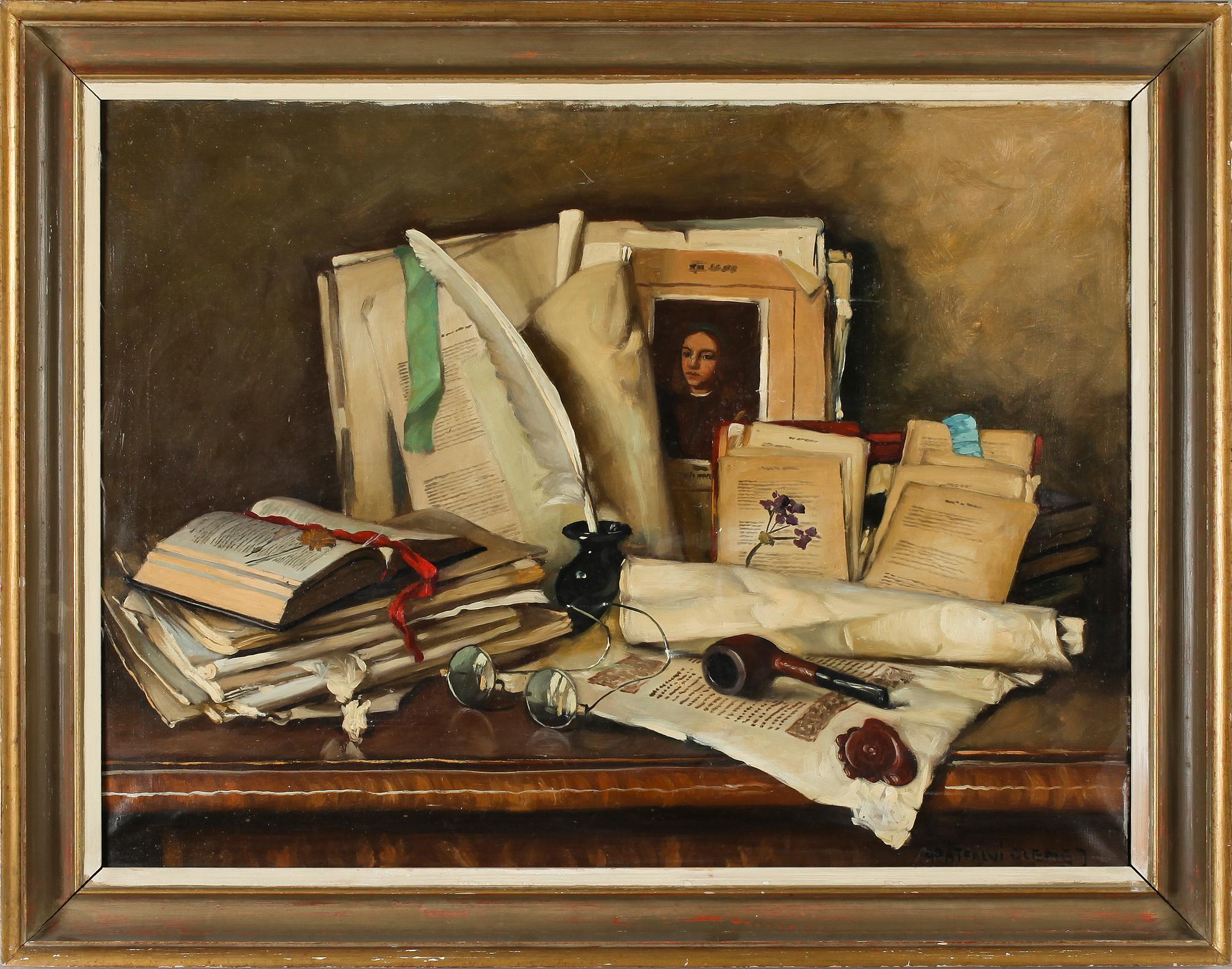 CZENE JANOS APATFALVI, olja på duk, signerad.