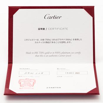 Cartier, an 18K gold 'd'Amour' necklace, with a brilliant-cut diamond.