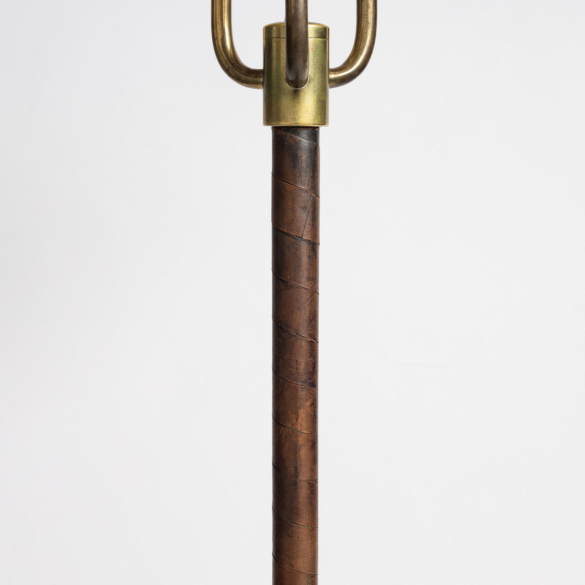 Carl-Axel Acking, golvlampa, modell "2645", Bröderna Malmströms Metallvarufabrik, Malmö, 1940-50-tal.