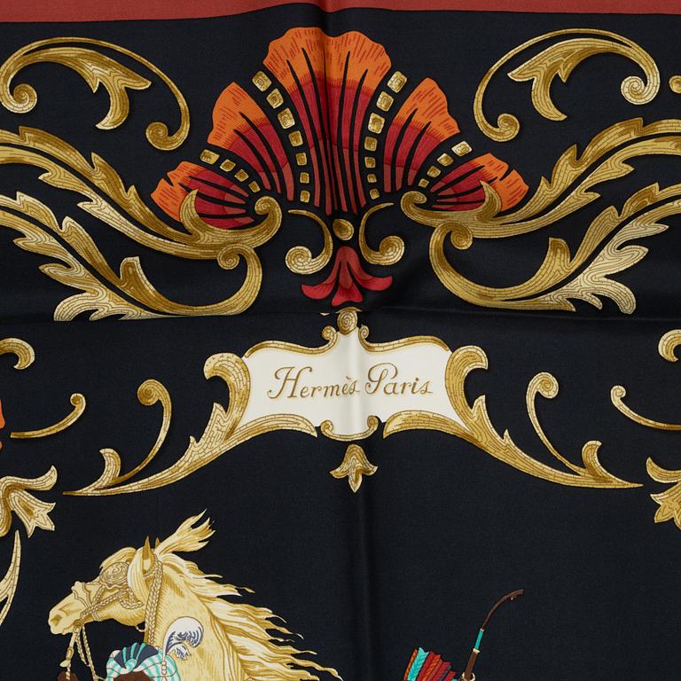 Hermès, scarf, "Cheval Turc".