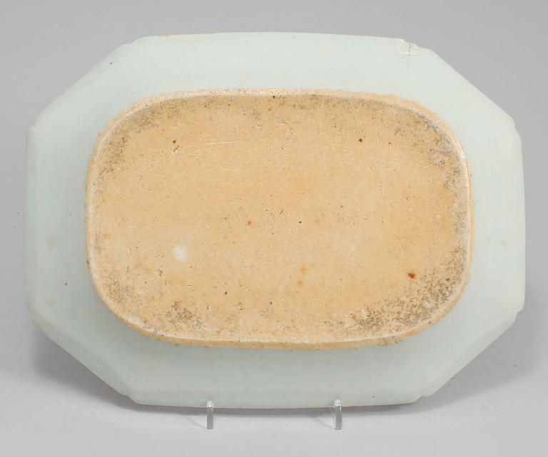STEKFAT, porslin, Kina, 1700-tal.