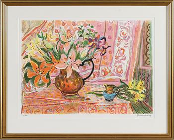 JÖRAN NYBERG, färglitografi, signerad och numrerd 151/260.