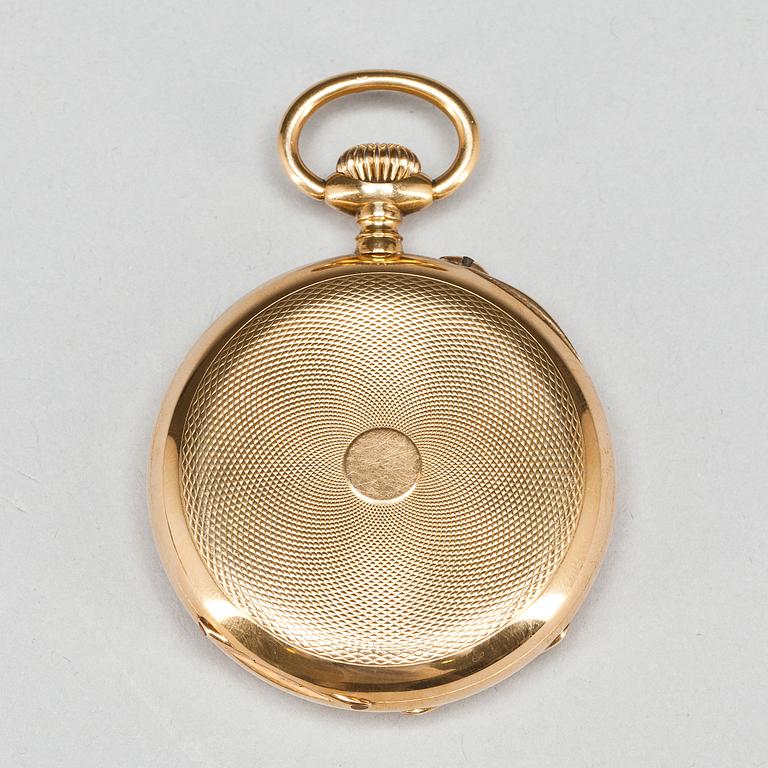 FICKUR, 18K guld, total vikt ca 85g.