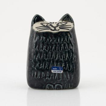 Lisa Larson, a stoneware figurine of a cat, Gustavsberg.