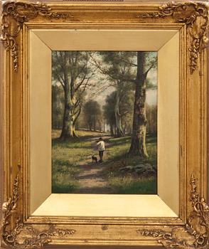 WILLIAM FREDERICK HULK, olja på duk, signerad.